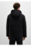 Hooded Black Puffer Jacket 0110211 -900 - 4