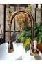 Copper Spiral Kitchen Faucet Bronze Sink Faucet Kitchen Faucet with Copper Hose - 2