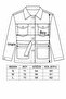 Women's Belted Denim Jacket with Pockets - Brown Jean Coat - 8