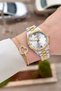 Gold Metallic Color Women's Wristwatch and Bracelet - 3