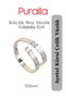 Small Size Ayetel Kursi Steel Men'S/Women's Ring - Silver Color -18 mm - 6