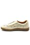 Kestrel Genuine Leather Orthopedic Women's Casual Shoes Beige - 4