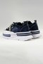 Tokyo - 172 Tulle Detailed Linen Sneakers Heel Height (5cm) - 4