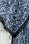 Retro Ethnic Pattern Cotton Shawl Black Mink (70X180Cm) - 7