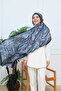Retro Ethnic Pattern Cotton Shawl Black Mink (70X180Cm) - 4