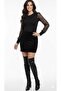 Unlined Velvet Mini Skirt with Elastic Waist - 2