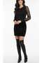 Unlined Velvet Mini Skirt with Elastic Waist
