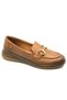 Larus Genuine Leather Orthopedic Women's Casual Ballerina Shoes Taba - 3