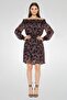 Women Paisley Print Mini Dress, Multicolor - 4