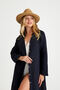 100% Cotton Woven Muslin Beach Shirt Dress with Judge Collar Belt Detail - 6
