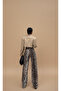 Leopard Patterned High Waist Palazzo Pants - 3