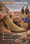 6-Piece Khaki Military Thermal Socks - 4