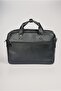 Black Genuine Leather Crossbody Laptop & Briefcase Bag 71469 - 7
