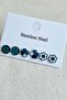Caprea Steel Multi-Clover Earrings for Women, Silver Color, Non-Tarnishing Women's Earrings - 4