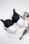 2-Pack Unpadded Ribbed Knit Wire Striped Bra – Adjustable Straps, Natural Shape, Everyday Comfort
