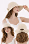 Bowknot Bucket Hat 100% Cotton Cream