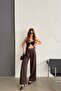 New Season Polyviscon Belted Palazzo Trousers - 3