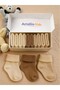 Organic Cotton Unisex 5-Piece Boxed Premium Newborn Baby & Children's Socks - 2