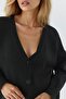 My Fashion Oversized V-Neck Buttoned Knitwear Cardigan - 4