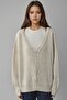 My Fashion Oversized V-Neck Buttoned Knitwear Cardigan - 6