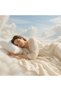 100% Natural and Healthy Wool Pillow Merino Lamb Wool – Cotton Cover – 50X70 cm – 1100 Gr - 3