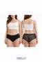 Premium Series New Season Plus Size Lace Detail Feathers Detail Stylish Brazilian Briefs Black 3-Pack - 7