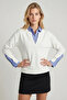 Shirt Collar Modal Sweatshirt Lxa0018 Kemi̇k