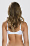 White Micro-Coated Non-Padded Basic Bra - 3