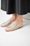 Women's Stoned Babet | Mery Ceyn Stoned Blunt Square Loafer Stylish Ballet Flats - 4