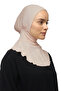 Women's Hijab Practical Neck Collar Hijab - Sports Bonnet Powder - 3