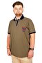 Mode XL Large Size T-Shirt Polo Athletic 21318 Khaki - 4