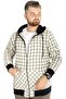 Mode XL Men's Lumberjack Hooded Sweat Pocket 21574 Ecru - 6
