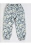 Floral Stone Wash Girls' Jogger Pants - 6