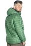 معطف مبطن كبير الحجم من مود XL بغطاء للرأس 22602 أخضر - 6