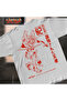 Evangelion Neon Genesis Anime Asuka Langley Project Eva Oversize Printed T-Shirt - 2