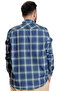 Fashion XL Large Size Men's Shirt Plaid Long Sleeve 23300 Dark Green - 8