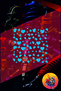 Multi Heart Sticker25X25Cm Foil Cut Universal Pattern Coating Car-Motorcycle-Helmet-Laptop Hologram
