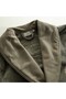 Masal Men's Bathrobe 100% Organic Cotton Embroidered Green - 3