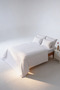 Home Single (160*220) Plain White Luxury Cotton Duvet Cover Only 1 Piece