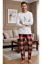 Cotton Minimalist Love Figured Lover Couple Pajama Set