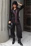 Black Slim Fit Women's Shirt Mg2659 - 6