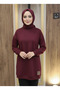 Women's Two-Ply Tunic with Slit