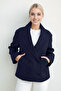 Buttoned Short Stamp Coat - 3