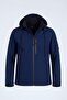 Men's Slim Fit Softshell Hooded Men's Coat Water Repellent Windproof - 4