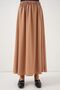 Bdart Textured Maxi Skirt with Drawer Waist Detail - 4