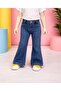 Flare Leg Denim Kids Dark Blue Jeans Trousers