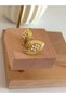 Pearl Steel Gold Women's Earrings - 3