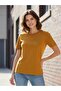 T-Shirt T.H Organic Cotton Moutarde - 3