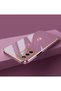 Luxury Silicone Case for Oppo A16 with Lilac Edges Gold Detail - 2