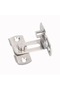 3 Inch Right Angle Door Latch 90 Degree Buckle Hasp Sliding Lock Door Safety Barrel Bolt Hardware... - 3